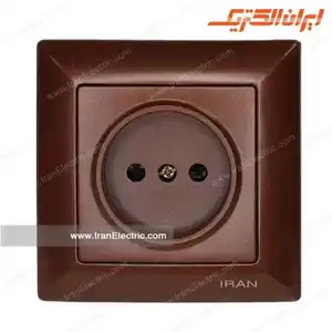 پریز برق ساده الیزه زرشکی ایران الکتریک