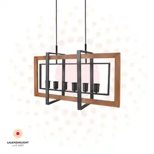 لوستر چوب و فلز کانتری