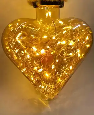 لامپ ادیسونی مدل قلب ریسه ای 3 وات