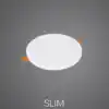 چراغ پنلی SMD توکار 18 وات دایره ای مدل اسلیم - پارس شعاع توس